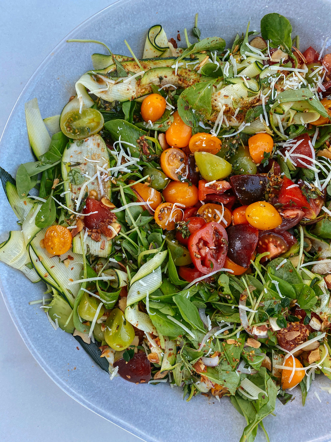 Heirloom tomato thyme salad