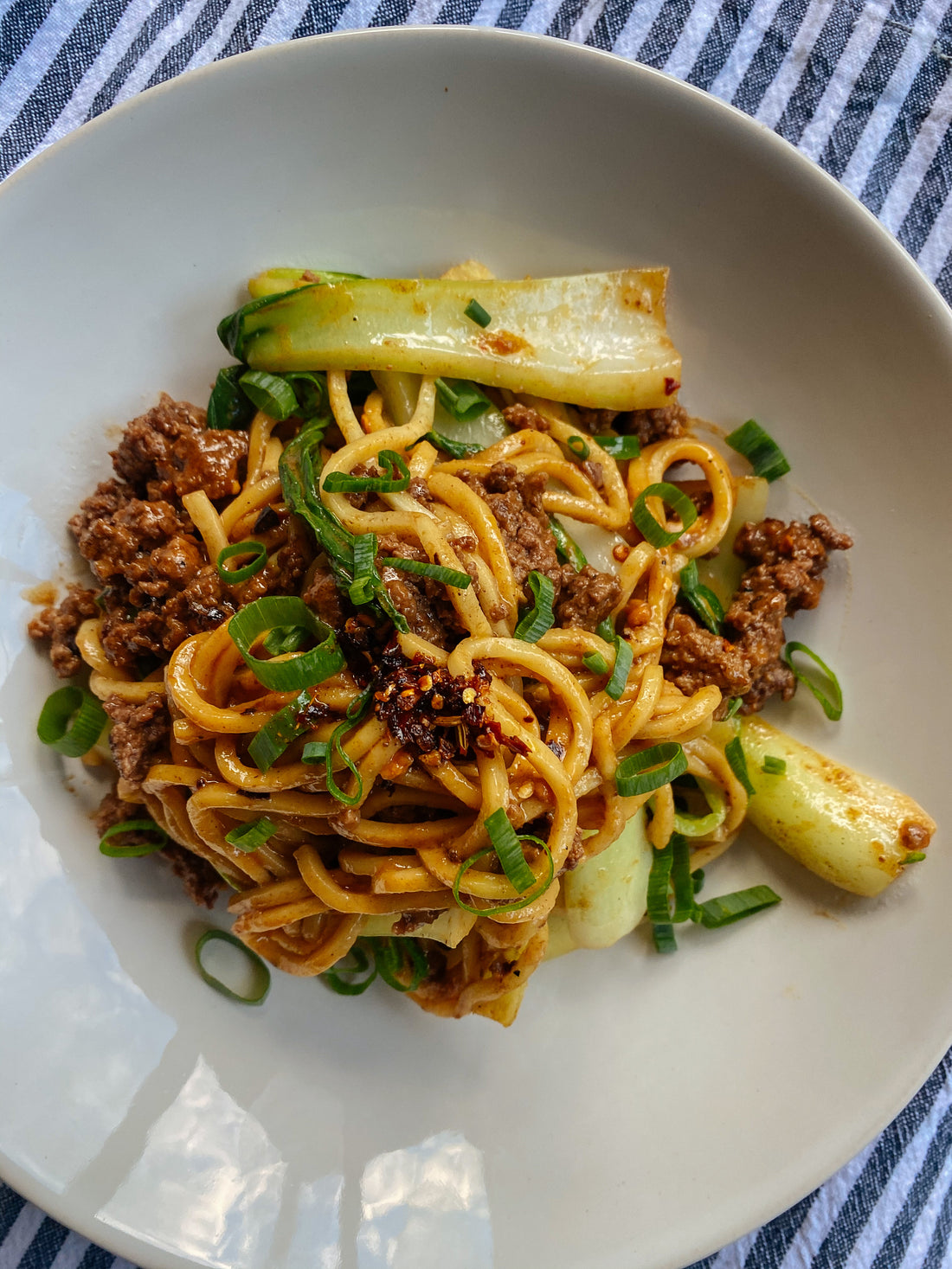 Dan Dan beef Noodles