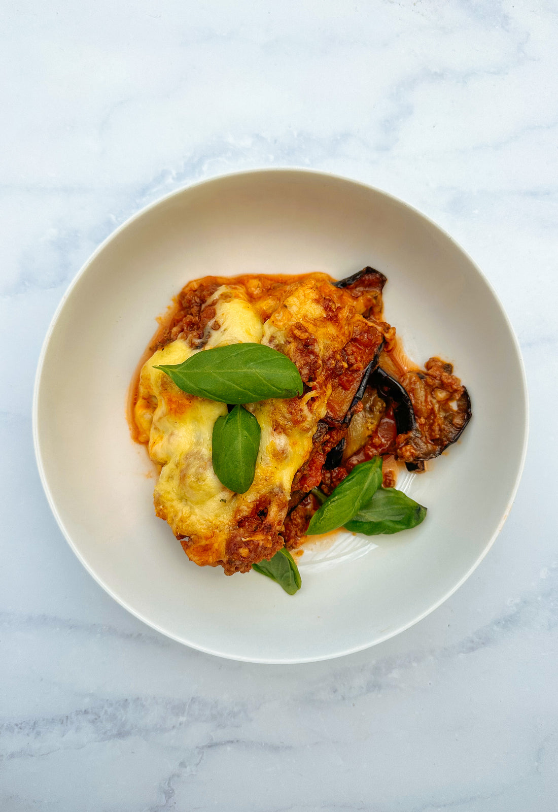 My dad’s beef and eggplant parmigiana