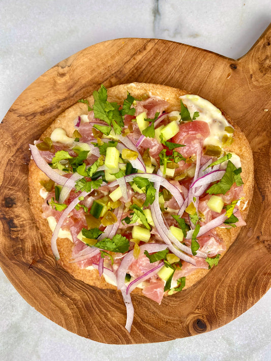 Tuna Tostada