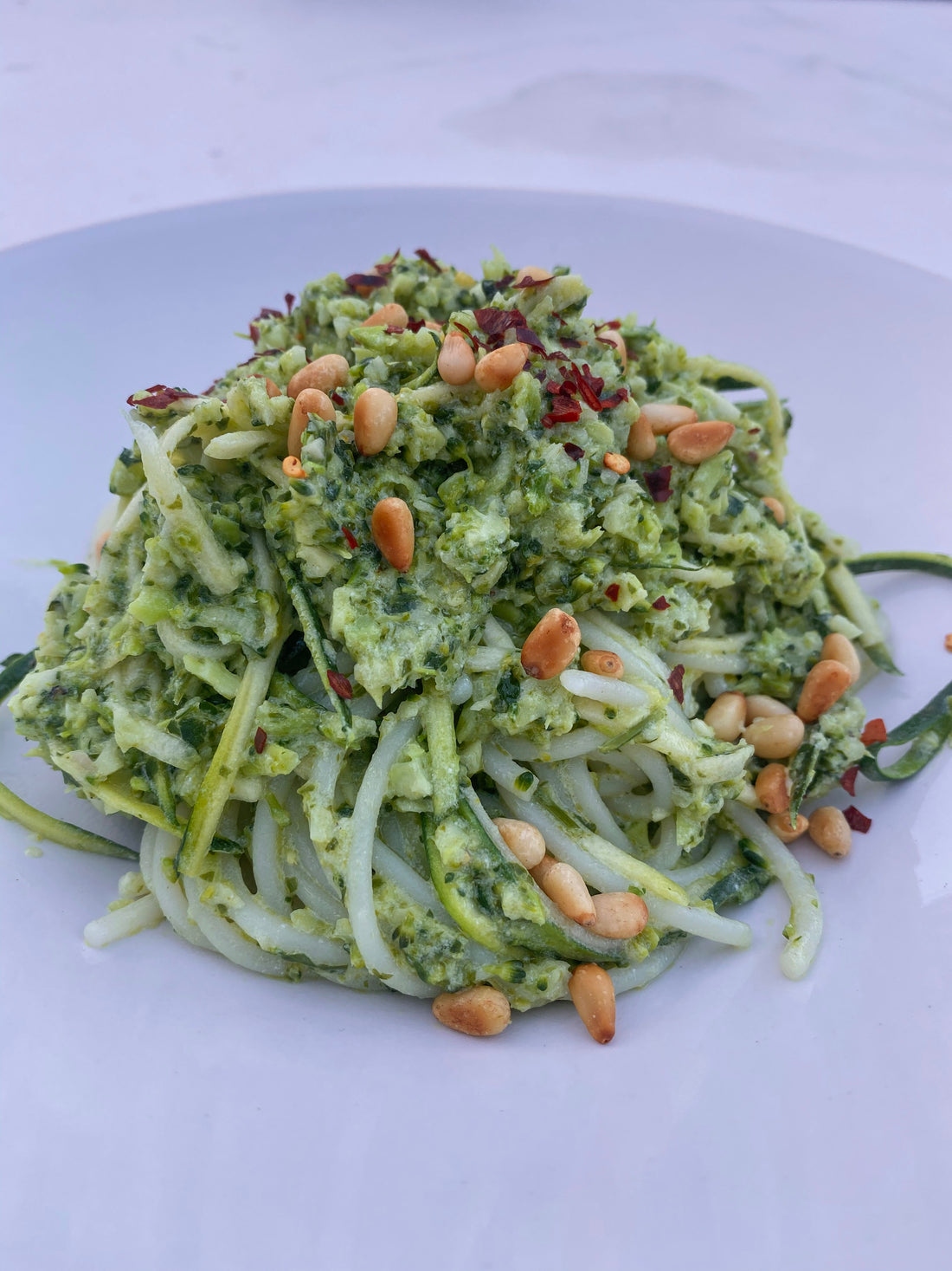 Broccoli pesto pasta