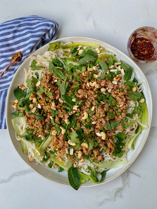 20 minute pork & noodle stir fry