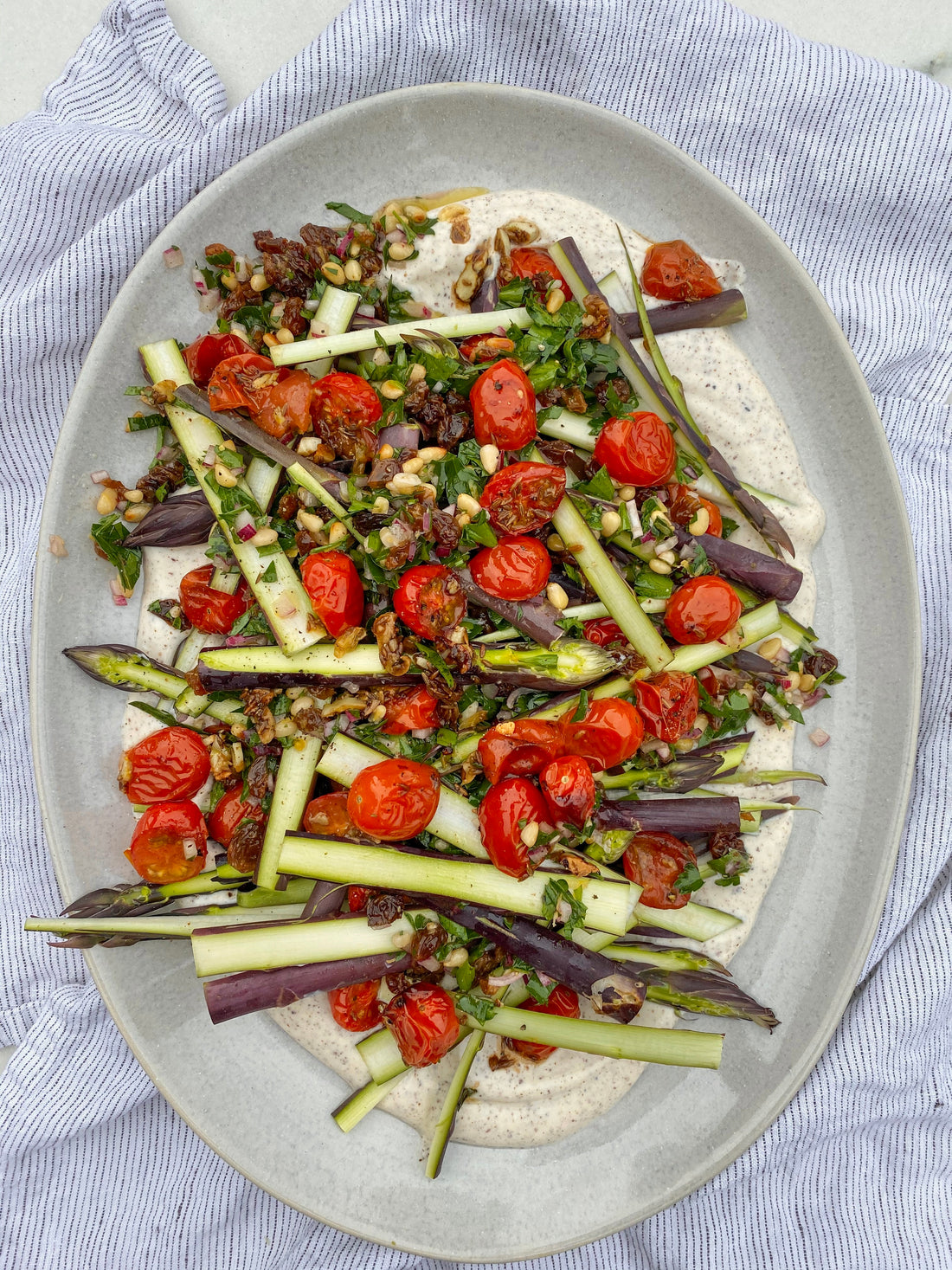 Asparagus salad