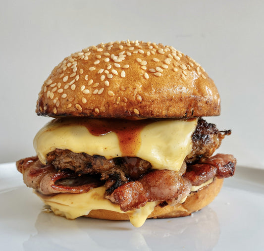 BBQ bacon cheeseburger